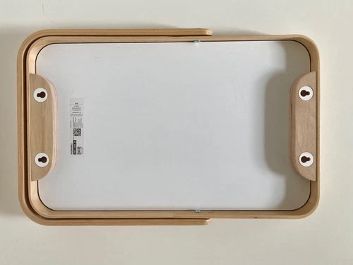 Ikea Ikornnes Table Mirror Ash Wood Frame Like New - photo 3