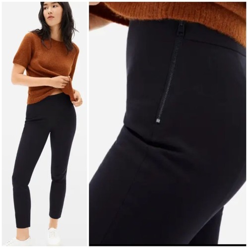 Everlane Work Pant Women's Size 4 Black Slim Stretch Ankle Pants