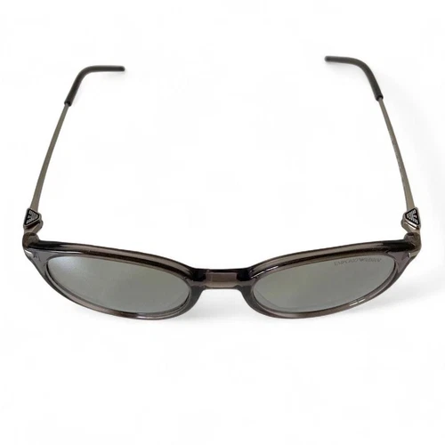 Emporio Armani Women's Sunglasses Round Grey Mirrored Lenses