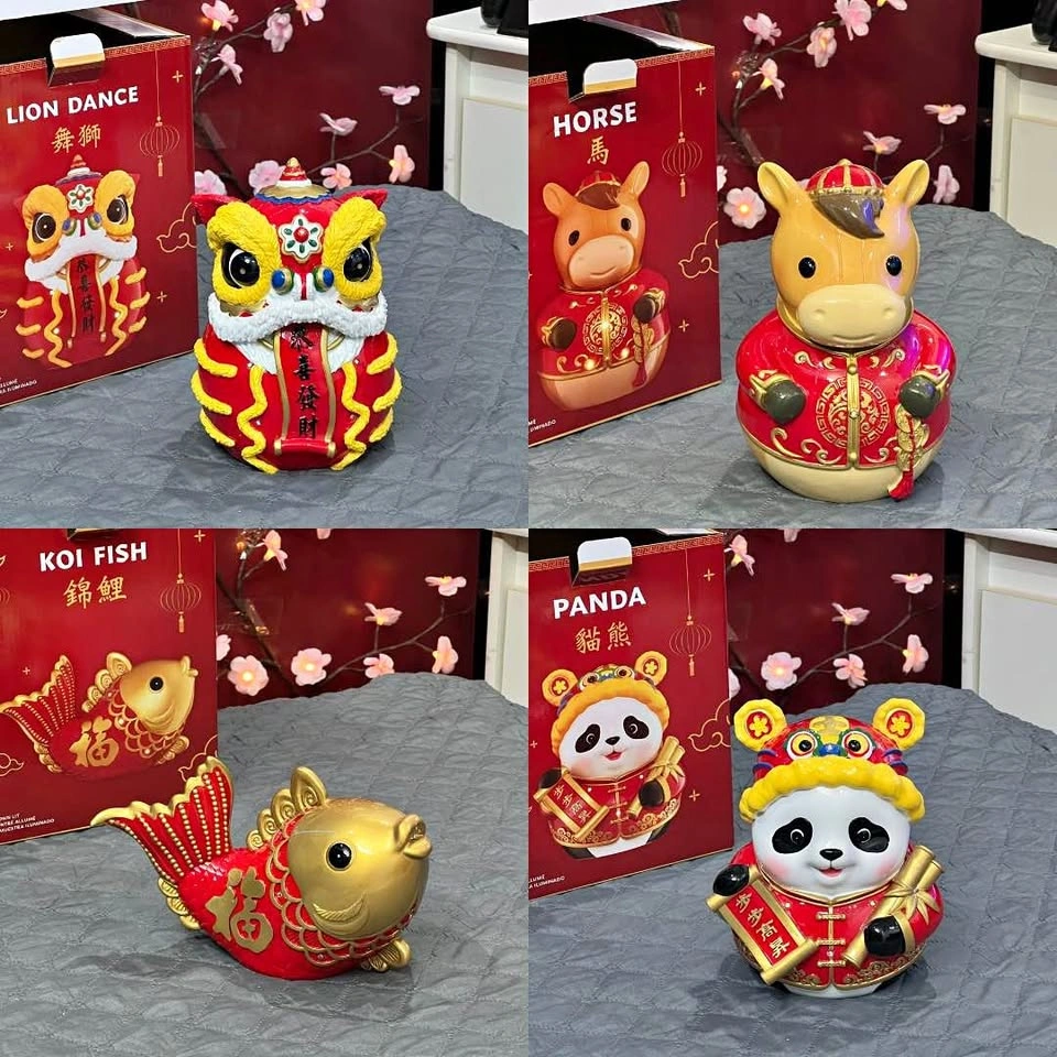 Chinese New Year Nightlights - Lion Dance, Horse, Koi Fish & Pan