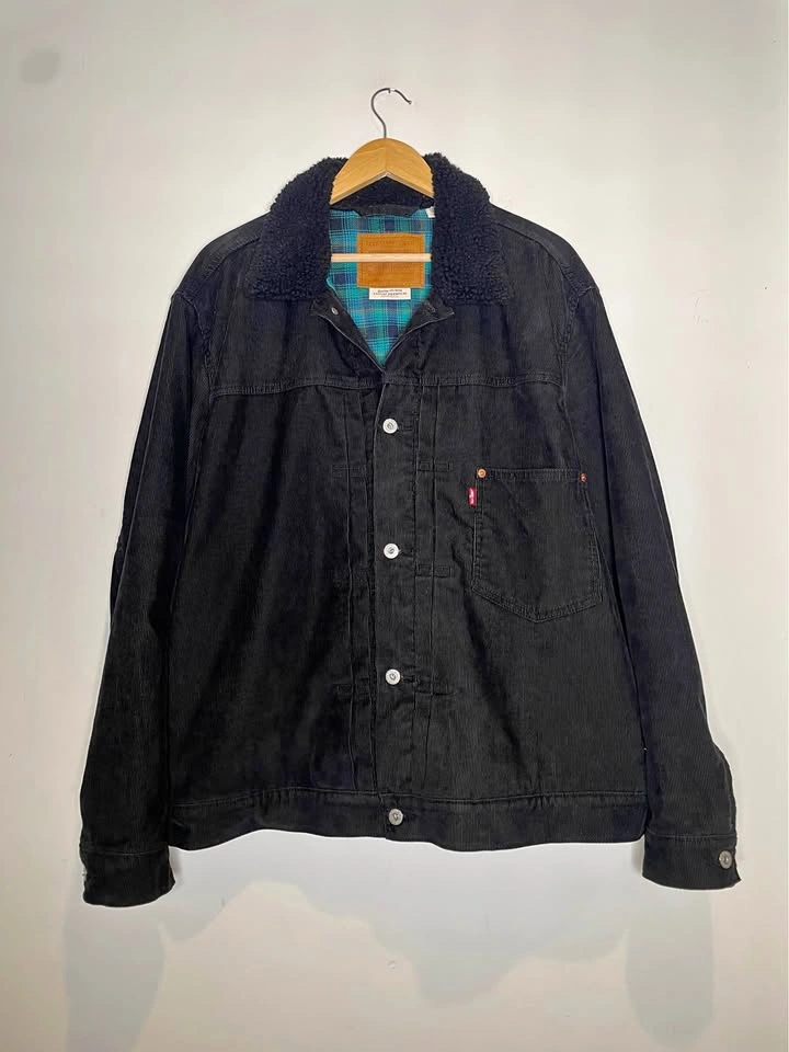 Levi’s Premium Corduroy Sherpa Trucker Jacket - Big E - XL