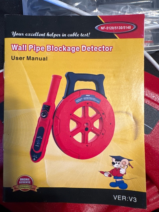 NOYAFA Wall Pipe Blockage Detector NF-5140 - photo 4