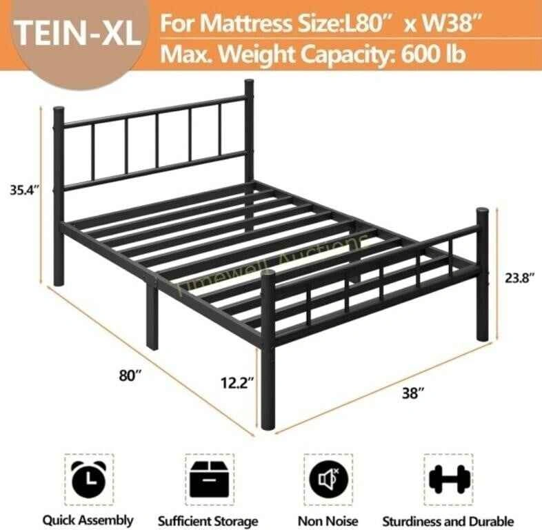 Twin XL Bed Frame with Headboard - Brand New - photo 3