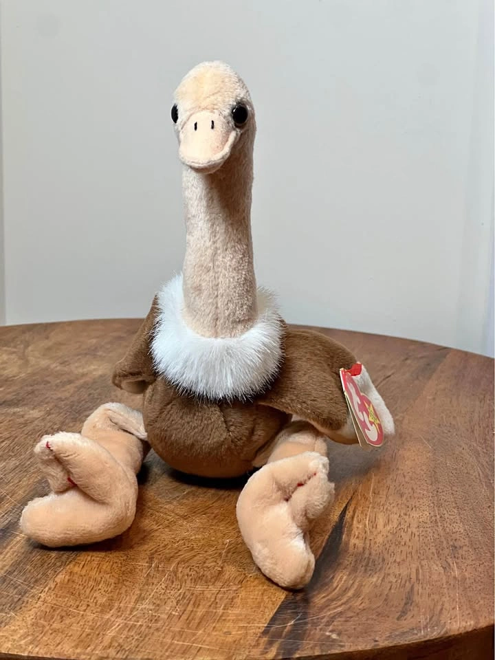 Stretch the Ostrich - Original Ty Beanie Baby (1997)