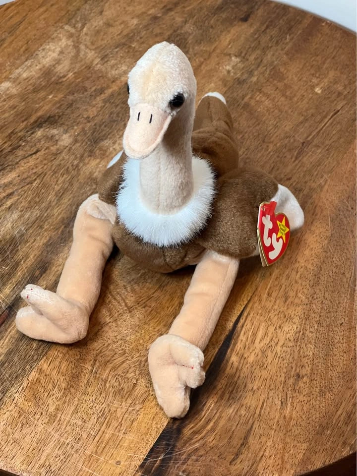 Stretch the Ostrich - Original Ty Beanie Baby (1997) - photo 2