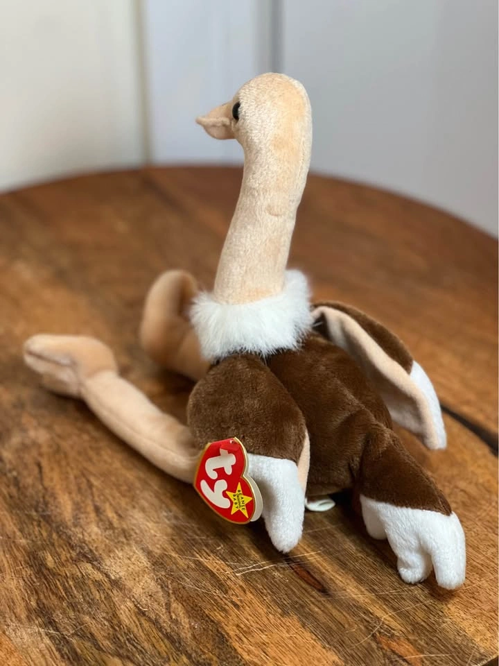 Stretch the Ostrich - Original Ty Beanie Baby (1997) - photo 5