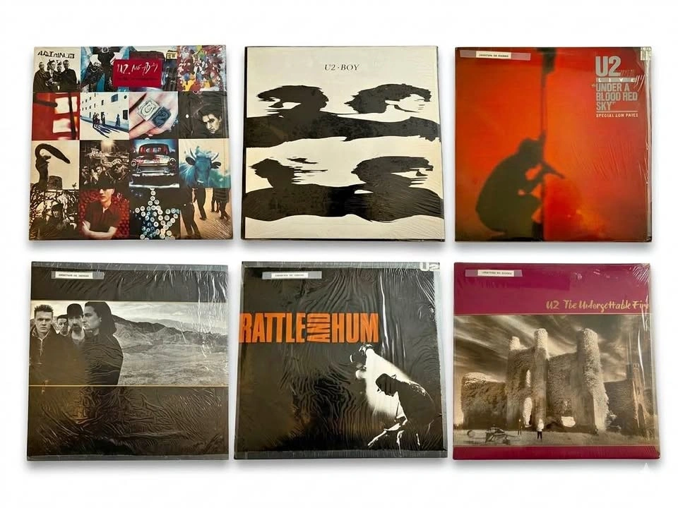 U2 Vinyl Record Lot - Achtung Baby, Boy, Rattle and Hum & More!