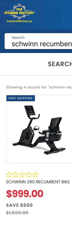 Schwinn Recumbent Bike Exercisor - photo 2