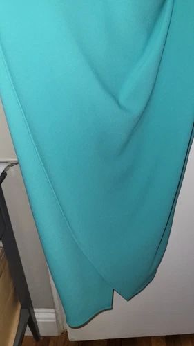 NWT Betsey Johnson Turquoise Tulip Midi Dress Sz 14 - photo 5