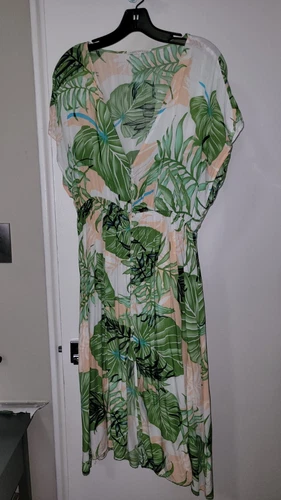 Tropical Print Cover Up Dress - photo 2