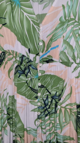 Tropical Print Cover Up Dress - photo 3