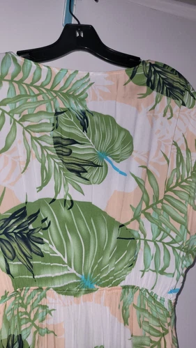 Tropical Print Cover Up Dress - photo 5