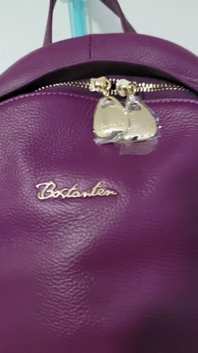 NWT Bostanten Purple Leather Backpack - photo 2