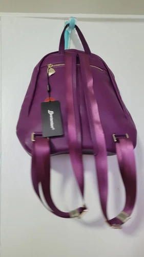 NWT Bostanten Purple Leather Backpack - photo 5