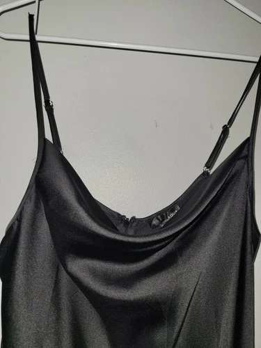 Aqua Women's Cowl Neck Slip Dress SZ L - photo 2