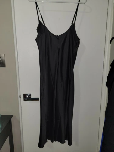 Aqua Women's Cowl Neck Slip Dress SZ L - photo 5