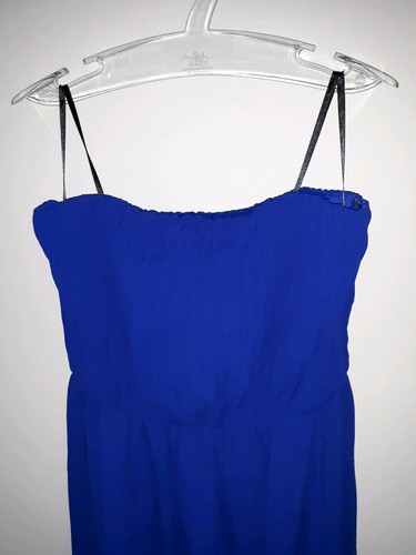 Rhyme Los Angeles Blue Strapless Dress Size L - photo 4