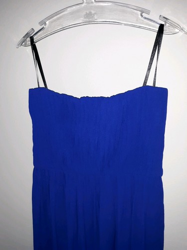 Rhyme Los Angeles Blue Strapless Dress Size L - photo 5