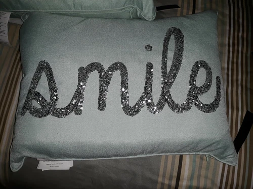 Pair of Light Turquoise Accent Pillows - photo 2