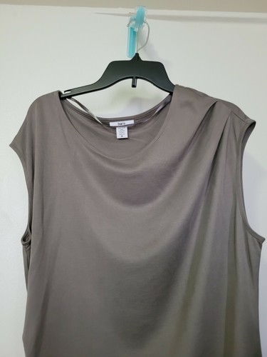 Bar III Women's Asymmetrical Hem Sheath Dress Taupe XL - photo 2