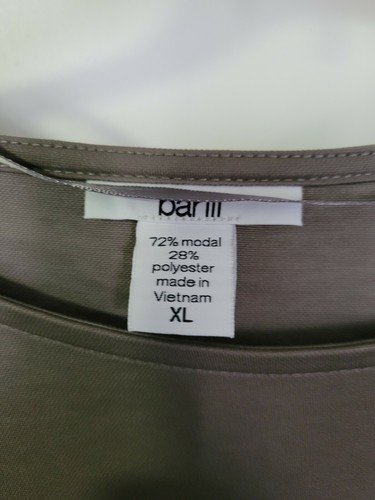 Bar III Women's Asymmetrical Hem Sheath Dress Taupe XL - photo 4