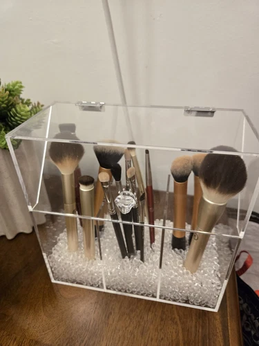 Acrylic Makeup Brush Holder