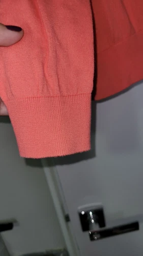 Old Navy Coral Cropped Cardigan Sz M - photo 4