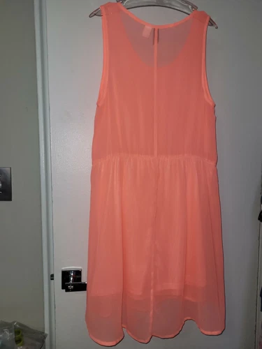 H&M Divided Coral Swim Cover-Up Dress - photo 2