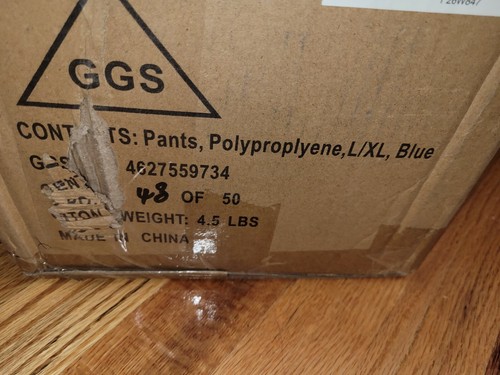 Navy Polypropylene Pants Size XL Set of 24 - photo 3