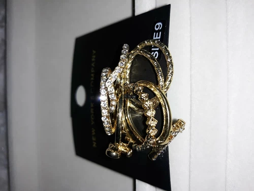NY&Co Gold Rings Set Of 7 - photo 5