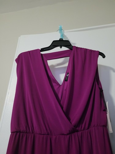 Women's 1.state V-Neck Sheath Dress, Size L NWT Crushed Berry - photo 2