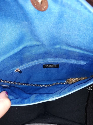 Colette Hayman Blue Envelope Clutch - photo 3