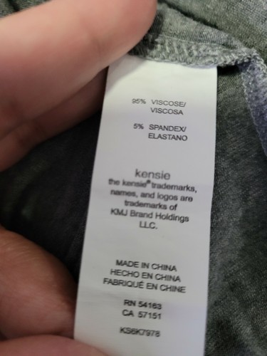 Kensie Tank Dress Sz L Gray - photo 5