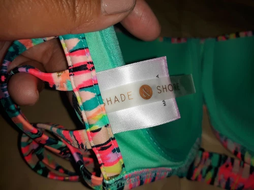 Shade & Shore Bandeau Underwire Bikini Sz 38B w/ XL bottoms - photo 4