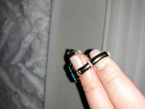Turquoise Beads Stretch Ring - photo 4