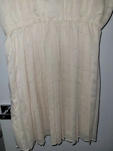Bar III Split Sleeves Pleated Bird Dress Size L - photo 2