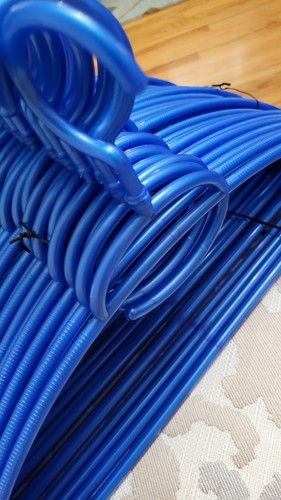 Home Basics Royal Blue Tubular Plastic Hangers (30 Pcs) - photo 3