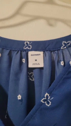 Old Navy Top Sz M Blue - photo 2
