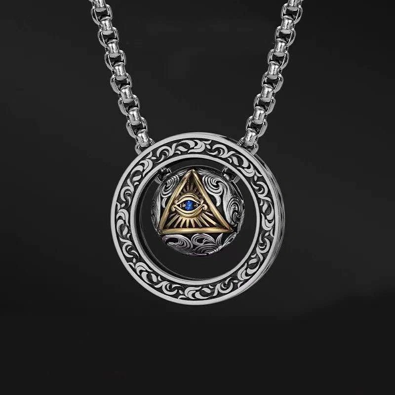 All-Seeing Eye Silver Pendant - photo 2