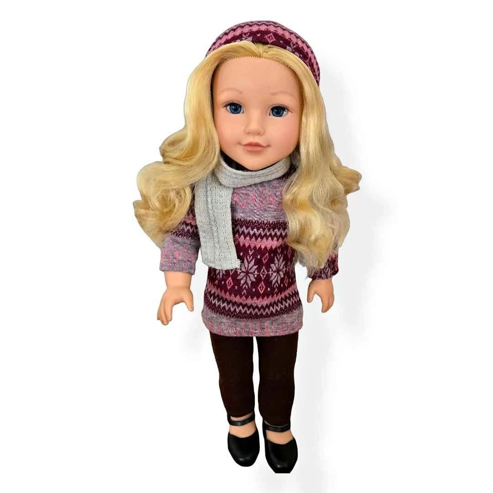 18” Deluxe Newberry Doll Emma w/ 5-Piece Outfit + Bonus Dress