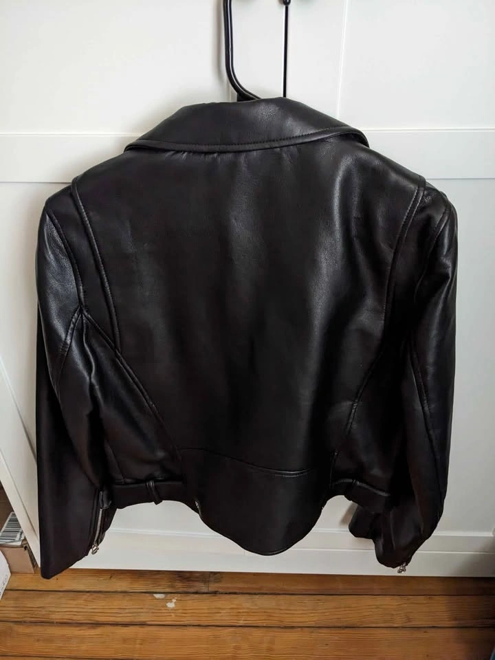 Zara Faux Leather Jacket - photo 3