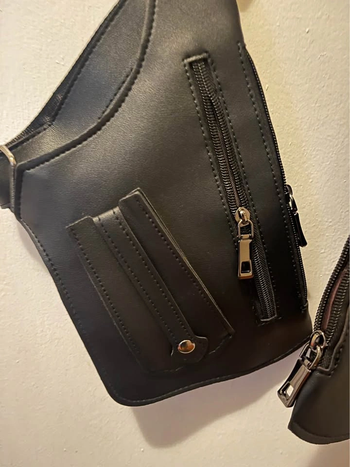 Anti-Theft PU Leather Concealed Underarm Shoulder Holster Bag - photo 3