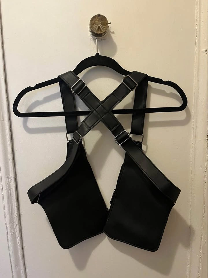 Anti-Theft PU Leather Concealed Underarm Shoulder Holster Bag - photo 5