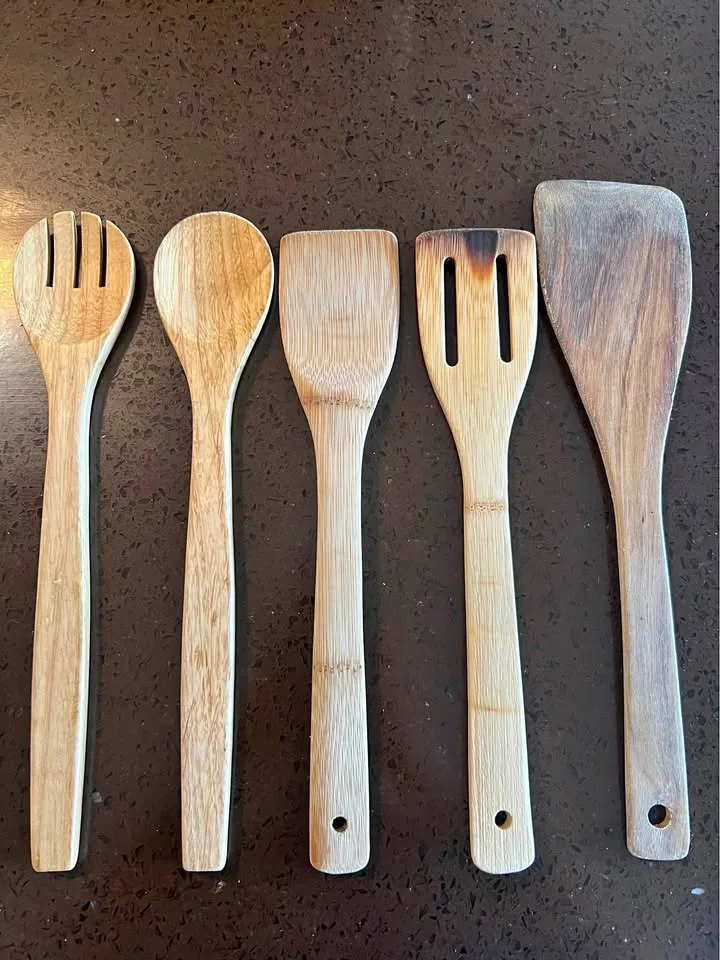 5pcs Bamboo Kitchen Tools Set thumbnail