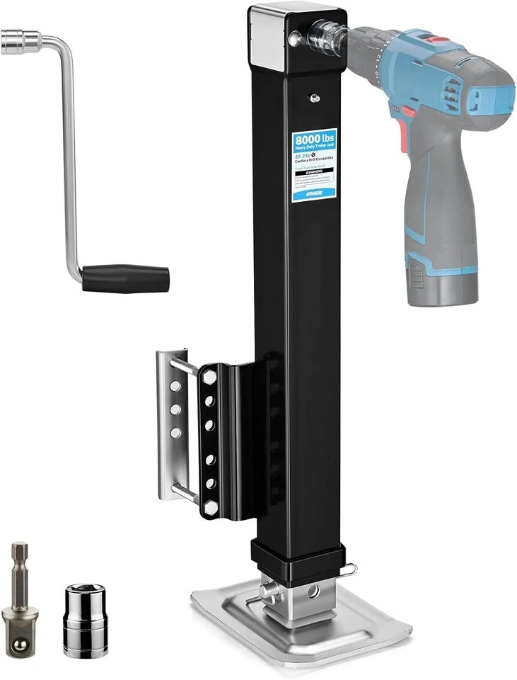 Kohree 8000 lb Trailer Jack - Heavy Duty - Drill Operated - $70
