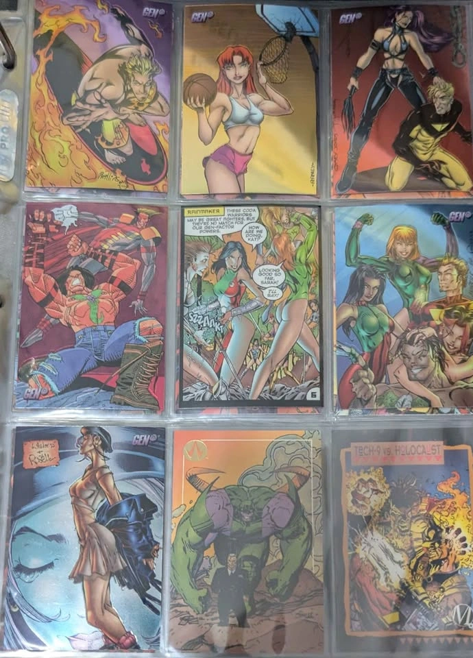 1991+ Marvel DC GI Joe NASCAR Wings of Fire Trading Cards - photo 5