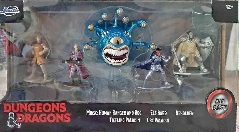 Dungeons and Dragons Die Cast Figures