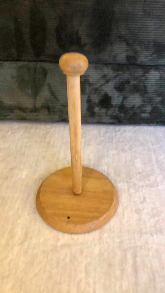 Wooden Paper Towel Holder