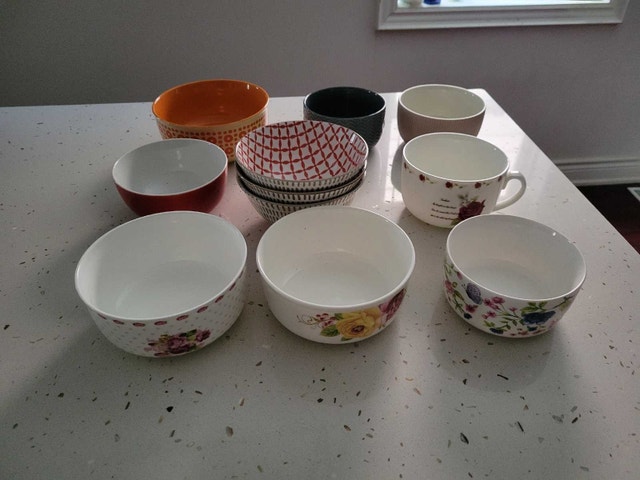 Flower and pattern Bowls
