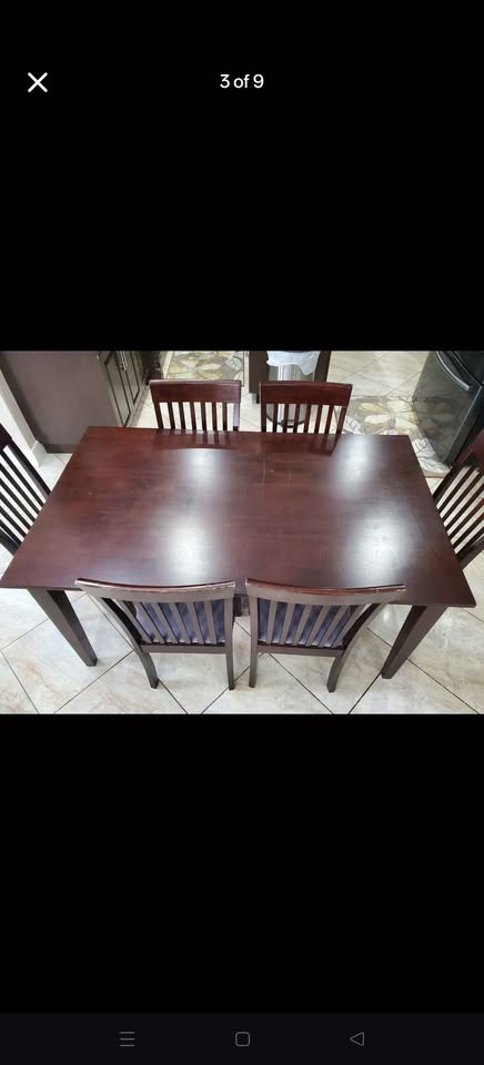 Move out sale- Dining table + 6 chairs - photo 2